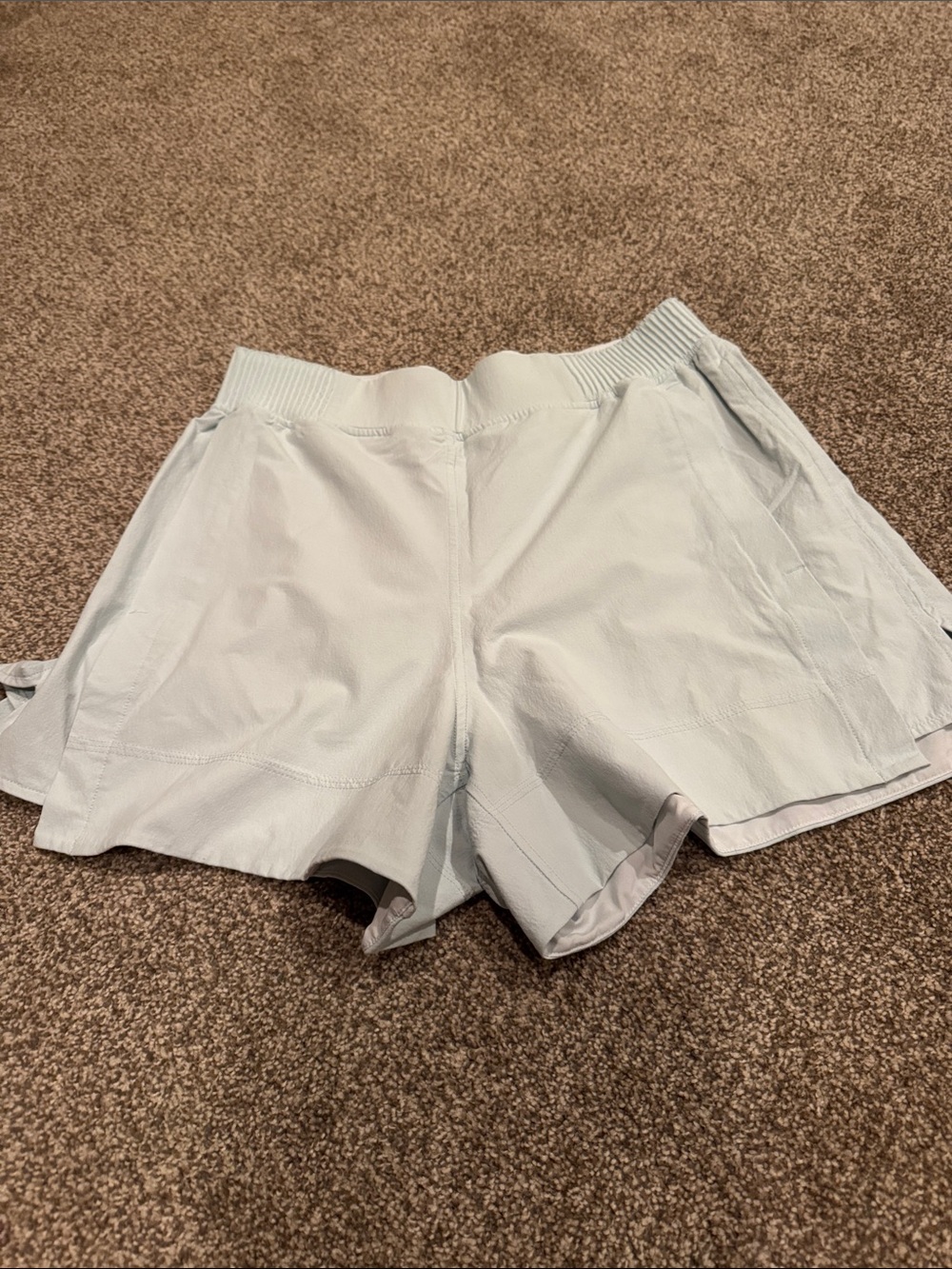 Lululemon Mint Athletic Shorts with Elastic Waistband